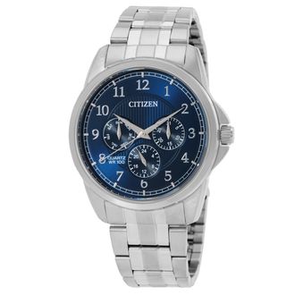 Citizen Chronograph Quartz Blue Dial Mens Watch AG8341-55L