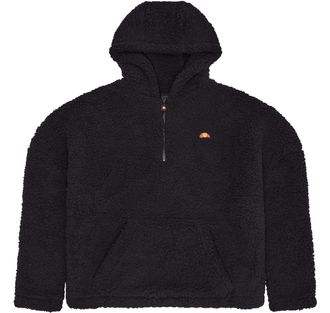 Ellesse Fleecejacke ELLESSE SUDSEE OH JACKET, Damen, Gr. 36, schwarz, Fleece, Obermaterial: 100% Polyester, unifarben, Jacken Fleecejacke