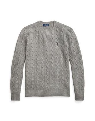 Ralph Lauren CABLE-KNIT WOOL-CASHMERE SWEATER
