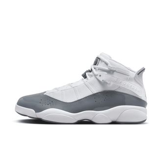 Nike Jordan Mens Jordan 6 Rings Shoes in White | 322992-121