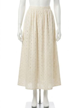 Z Supply Bria Eyelet Skirt In White