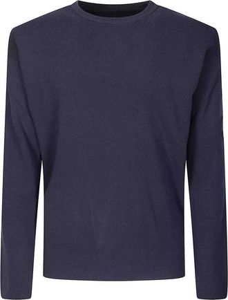 C.P. Company C. P. Company Cotton Sea Island Crewneck Lens Sweater