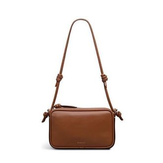 Radley London The Camden Small Ziptop Shoulder Bag in Cognac at Nordstrom