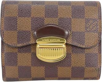 Louis Vuitton Pre-owned Wallets, female, Brown, Size: ONE SIZE Pre-owned Canvas Wallet