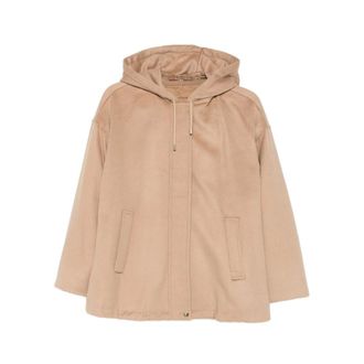 Max Mara Light Jackets, female, Brown, Size: 2XS Outerwear Max Mara Studio