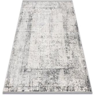 RugsX Rugsx - Alfombra Tuls Estructural, Franjas 51324 Vintage, Marco Marfil / Gris Beige 200x290 Cm