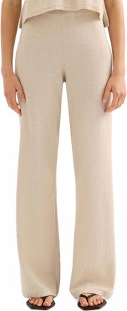 Nude Lucy Womens Zosia Knit Pant In Beige