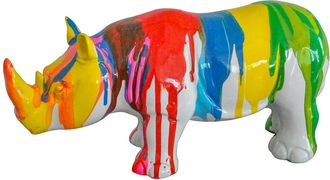 Schubiger M&ouml;bel Skulptur Buntes Nashorn