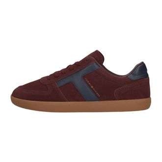 Tommy Hilfiger Heren, Schoenen, Rood, Maat: 47 EU Leer