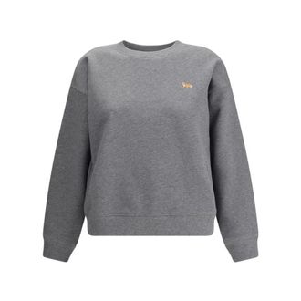 Maison Kitsun&eacute; Baby Fox Comfort Sweatshirt - Dames - Sweatshirts - Grijs - M - Katoen - Hoodies & sweatvesten