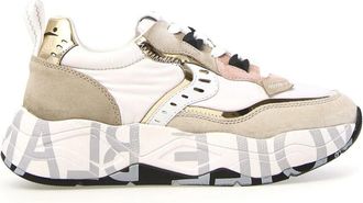 Voile Blanche Chique Beige Sneakers - Dames - Sneakers - Beige - 39 EU - Leer - Schoenen