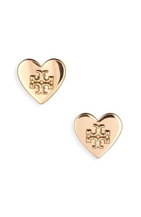 Tory Burch Forget Me Not Stud Earrings in Tory Gold at Nordstrom