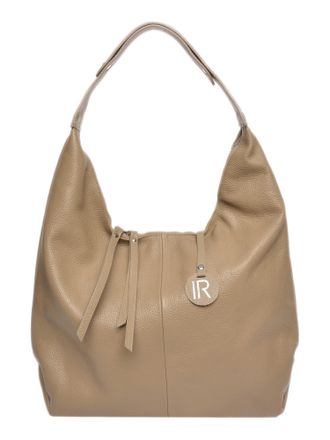 Isabella Rhea Beige Rundleer Tas