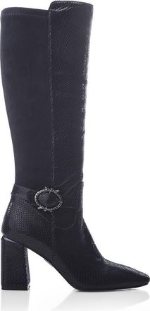 Moda in Pelle Saretta Alcantara Heeled Boots