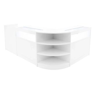 MonsterShop Sagittarius LED Shop Counter Set LM60, TB60 & 2 x B900 - White