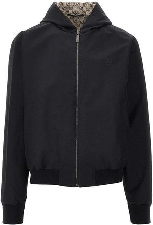Gucci Cotton and GG nylon reversible jacket Man 48
