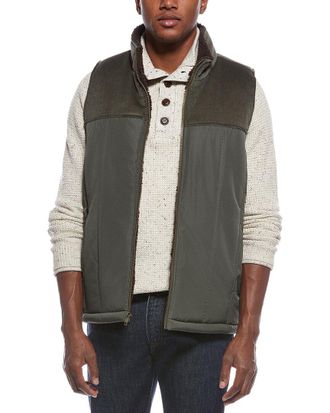 Weatherproof Vintage Weatherproof Vintage Sherpa Lined Mixed Media Puffer Vest