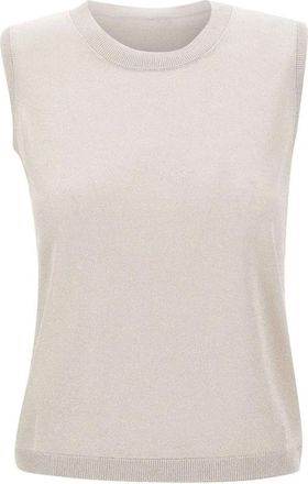 Gran Sasso Top - Dames - Tops zonder mouwen - Beige - XS - Tops