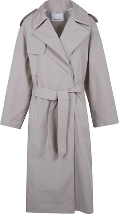 Frankie Shop Riva Cotton Trench Coat