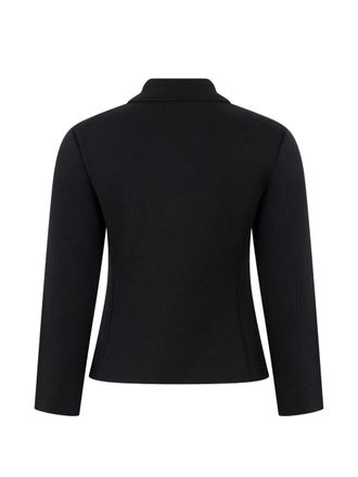 Saint Laurent Wool Button-Front Jacket - Black