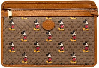 Gucci Pre-owned Gucci Disney Micro GG Supreme Mickey Mouse Clutch Ladies 4X33TOLBR3WC2ZKW