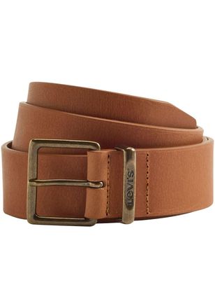 Levi's Lederg&uuml;rtel LEVIS FLAT KEEPER BELT, Damen, Gr. 11,5, braun (brandy braun), Leder, unifarben, G&uuml;rtel Lederg&uuml;rtel, mit Metallschnalle