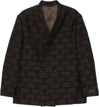 Kenzo Blazer doppiopetto - Marrone