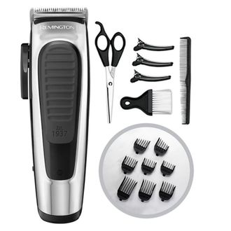 Remington Hc450 Tagliacapelli Con 8 Pettini Regolabili Lama In Acciaio Inox Autonomia 30 Min Ricarica 2 H Colore Nero Acciaio Inossidabile