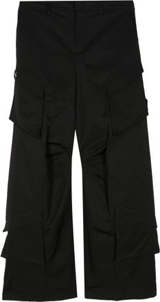 Heliot Emil straight-leg cargo trousers - men - Polyester - 48 - Black