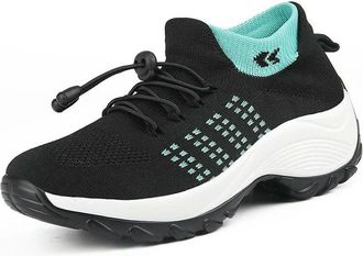 Generic ZBDP Sneakers Women Orthopedic Sneakers for Women Platform White Black Red Walking Shoes Women Women Casual Shoes 35-45