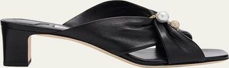 Jimmy Choo London 45mm Rafi Leather Mules