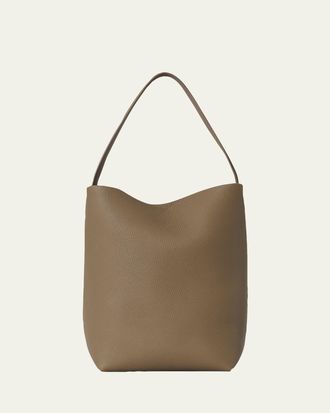 The Row N/S Park Tote Medium in Lux Grained Calfksin