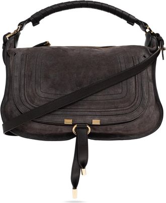 Chlo&eacute; Marcie Kleine Handtas - Dames - Handtassen - Grijs - ONE Size - Katoen - Tassen