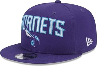 New Era Paarse Hornets NBA Patch Pet - Heren - Petten - Paars - S/M - Accessoires