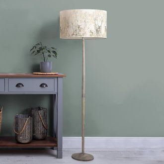 Voyage Maison Solensis Floor Lamp With Enchanted Forest Eva Lampshade in Beige