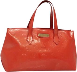 Louis Vuitton Tweedehands leren Louis Vuitton tassen - Dames - Vintage Handtas - Rood - ONE Size - Vintage