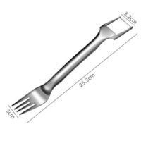OEM Cortador De Sand&iacute;a, Cortador Y Rebanador De Frutas De Doble Cabezal 2 En 1, Rebanador De Sand&iacute;a En Cubos De Acero Inoxidable, Herramienta De Cocina Pr