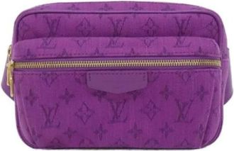 Louis Vuitton Pre-owned Belt Bags, female, Purple, Size: ONE SIZE Pre-owned Denim louis-vuitton-bags
