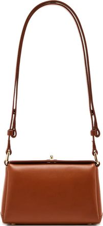 Plan C Borsa mini con logo - Marrone