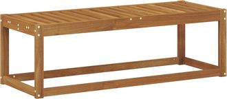 vidaXL Vidaxl Banco De Taburete Exterior Madera De Acacia S&oacute;lida Natural