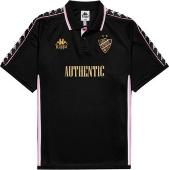 Kappa Stafen Jersey - Heren - Polos - Zwart - L - Polyester - Tops