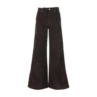 Pantaloni Torino Dames, Broeken, Bruin, Maat: W29 Corduroy