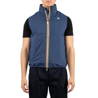 K-Way K-Way, Vests, male, Blue, Size: 2XL Valen Stretch Dot Vest