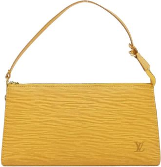 Louis Vuitton Epi Yellow Leather Pochette (Pre-Owned)