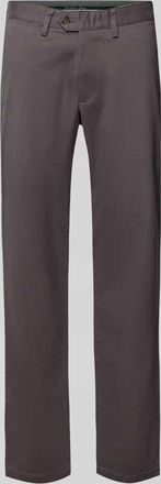 Christian Berg Chino mit franz&ouml;sischen Eingrifftaschen in Anthrazit, Gr&ouml;&szlig;e 106