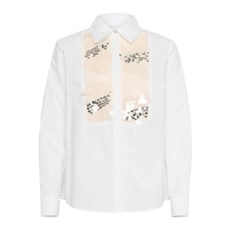 Part Two Shirt - Dames - Blouses & Shirts - Wit - Maat: 2XL