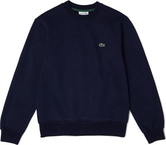 Lacoste Mens Sweatshirt SH9608 Blue Round Neck Organic Cotton Classic Fit AI23 7