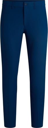 HUGO BOSS Mens Slim Fit Commuter Trousers in Open Blue - Size 36 (Waist)