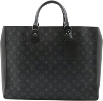 Louis Vuitton Pre-owned Tote Bags, female, Black, Size: ONE SIZE Pre-owned Vintage Monogram Eclipse Tote Bag