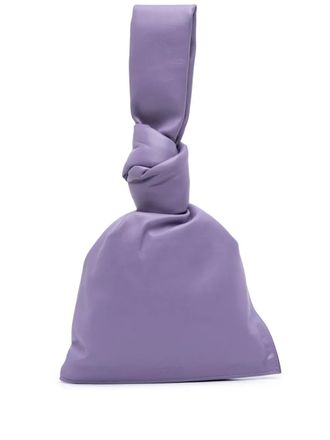 Bottega Veneta Borsa a mano BV Twist mini in pelle di vitello 2012-2025 - Viola